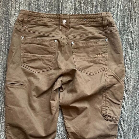 Kuhl Women's Rydr Brown Canvas Cargo Pants, Size 6 S - Picture 6 of 10
